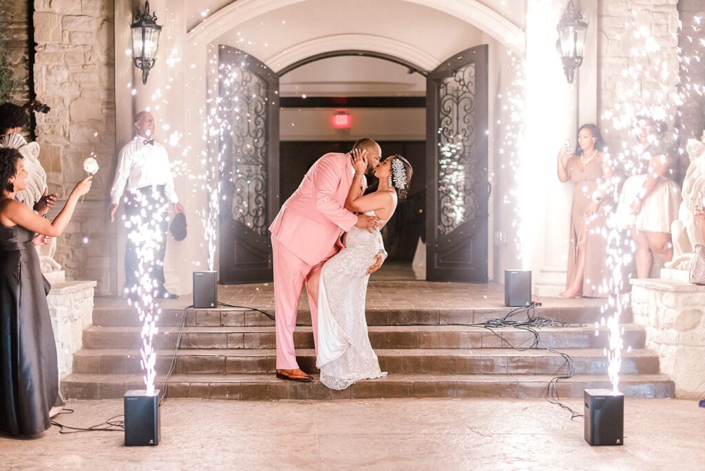 Wedding Sparkler Exit | Knotting Hill Place Luxury Dallas Wedding Venue