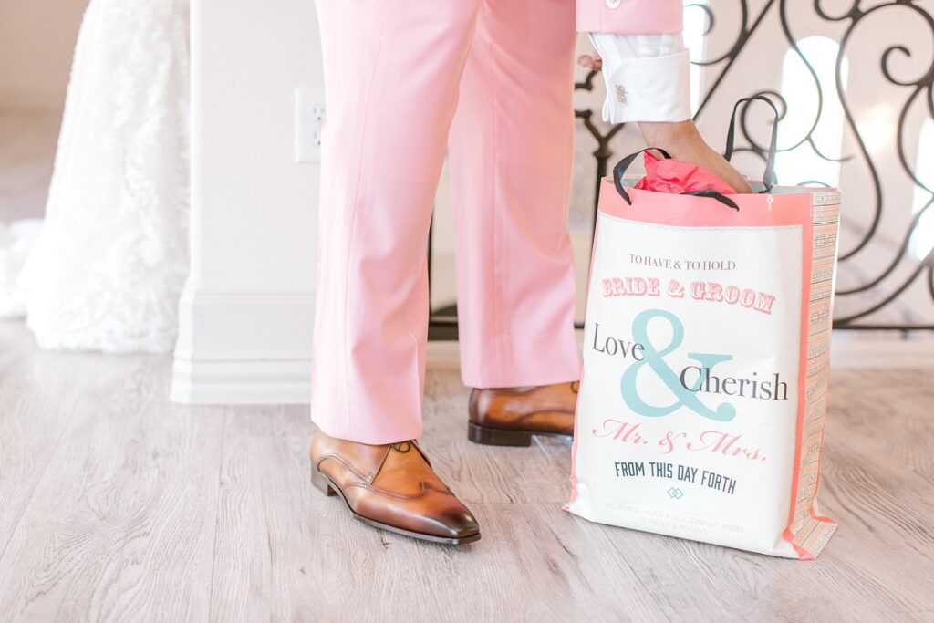 Bride & Groom Gift Swap | Knotting Hill Place Luxury Dallas Wedding Venue