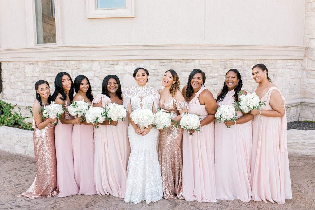 Bridal Party Portraits | Knotting Hill Place Luxury Dallas Wedding Venue