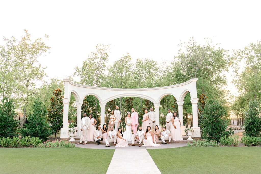 Bridal Party Portraits | Knotting Hill Place Luxury Dallas Wedding Venue