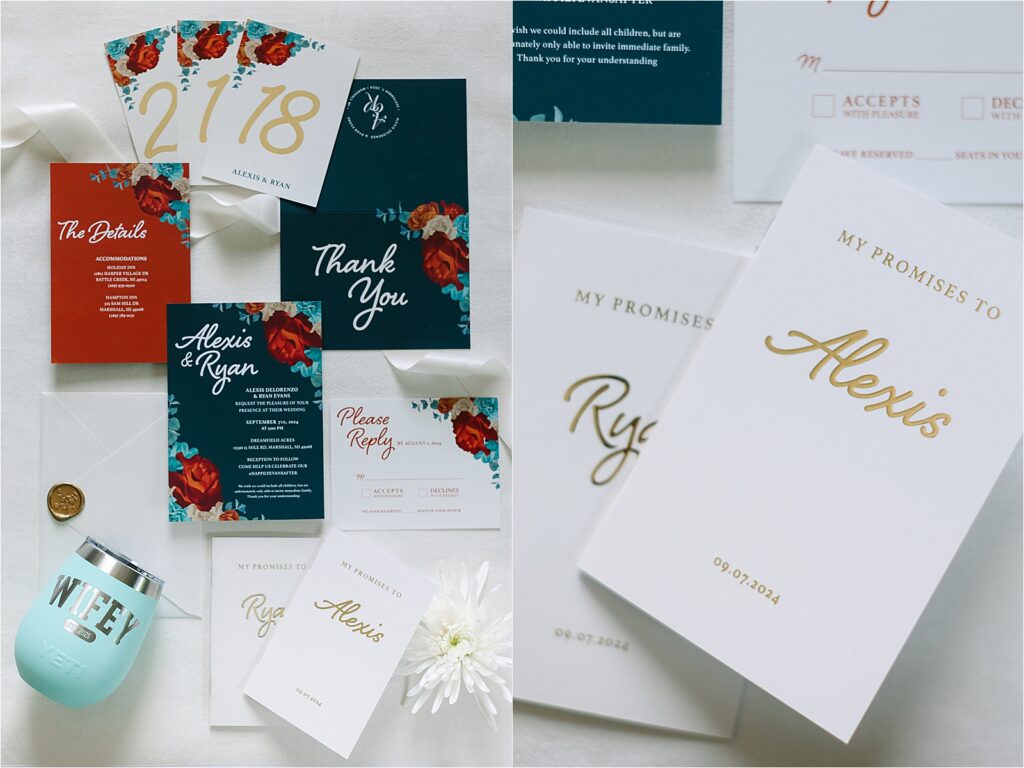 Wedding Stationary Michigan Wedding Photographer