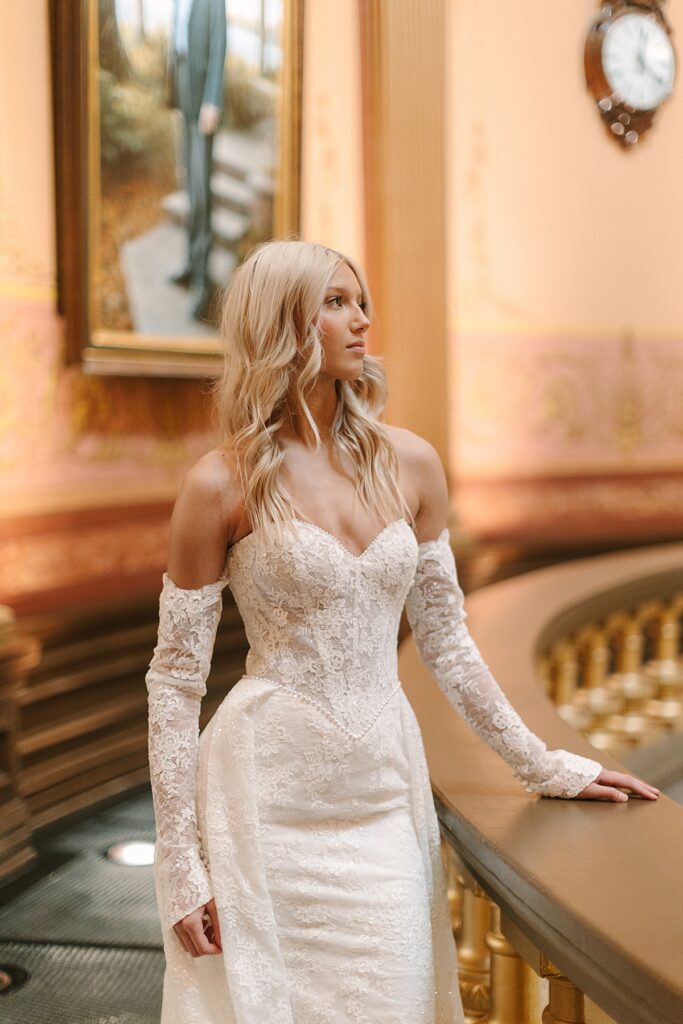 Luxury Bridal Photos in Michigan Wedding Photographer