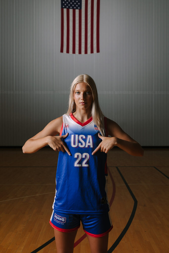 Team USA basketball player portrait session before the Euro Youth Basketball Cup in Spain.