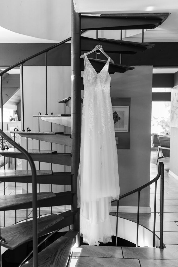 Aerin and Jack's wedding ceremony at Saint Thomas Aquinas and University Club of Michigan State in East Lansing