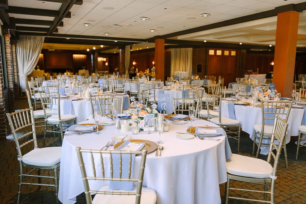 Aerin and Jack's wedding reception at the University Club of Michigan State