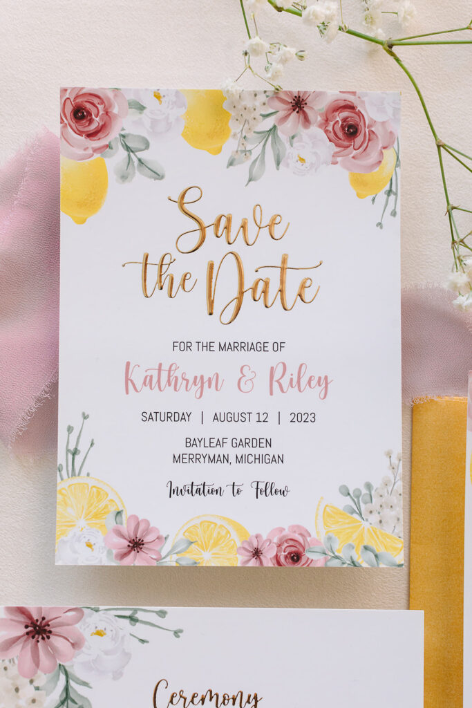 save the date tips michigan wedding photographer