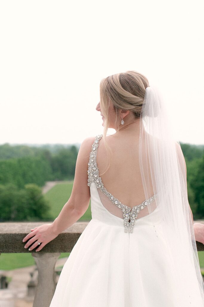 Bride and Groom First Look Downtown Cincinnati Ohio Photographer