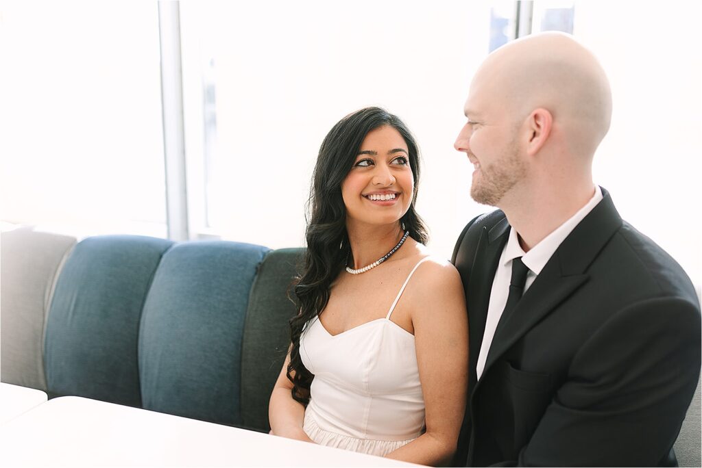 JW Marriott Grand Rapids Michigan Engagement Photographer