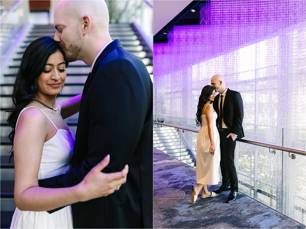 JW Marriott Grand Rapids Michigan Engagement Photographer