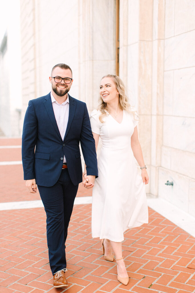 Downtown Detroit Engagement Session Michigan Wedding Photographer