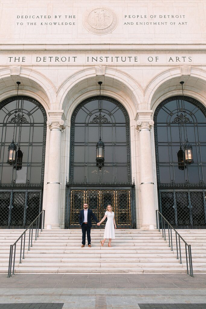 detroit institute of art michigan engagement photographer