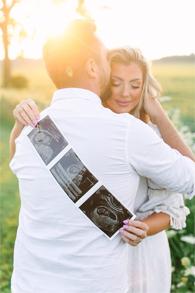 Pregnancy Announcement Photoshoot | Family Photographer Michigan