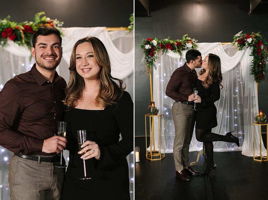 Surprise wedding proposal by Michigan Proposal Photographer